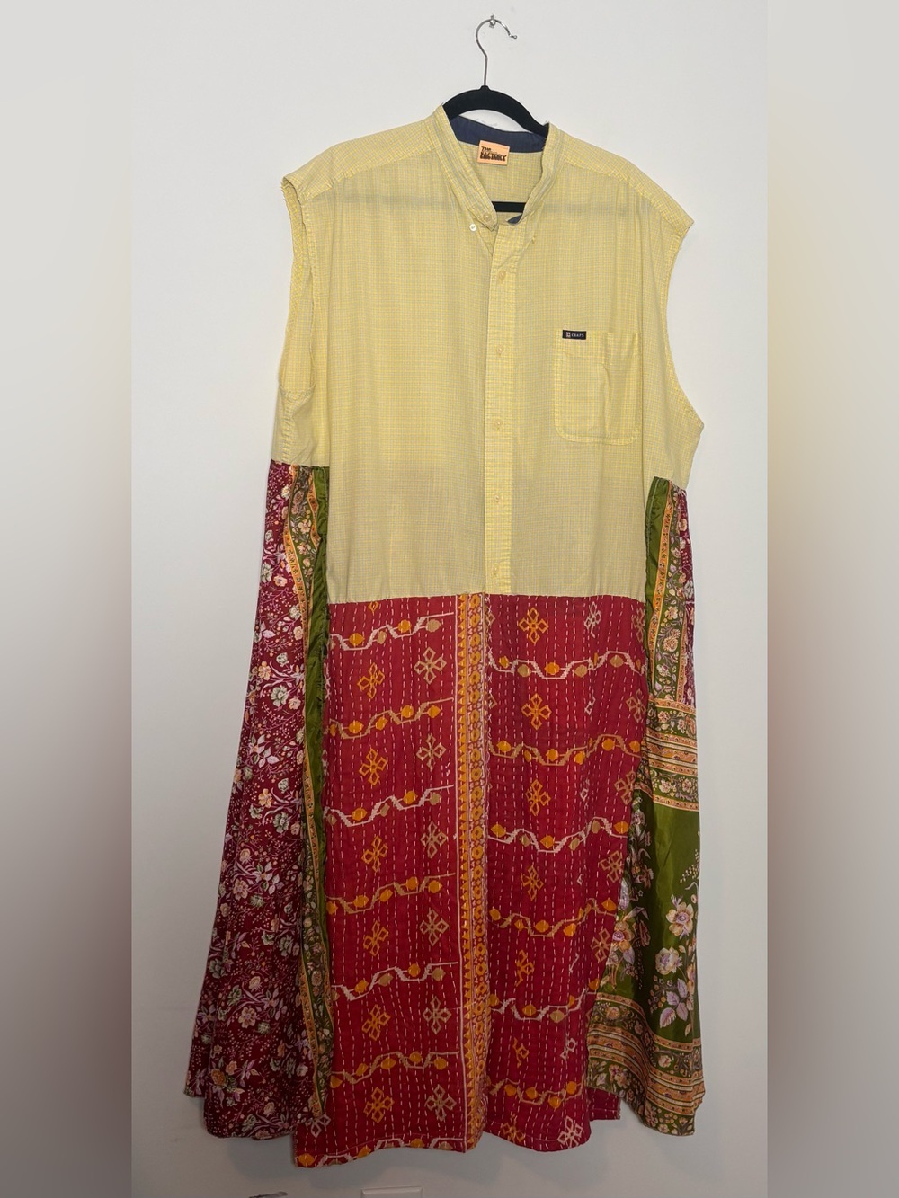 The Morgan Factory Upcycled Patchwork Kantha Maxi Dress – XL-3X